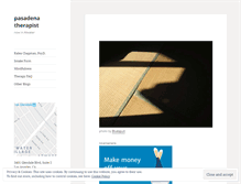 Tablet Screenshot of pasadenatherapist.wordpress.com