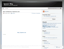 Tablet Screenshot of iguanos.wordpress.com