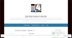 Desktop Screenshot of 4kolory.wordpress.com