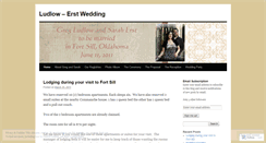 Desktop Screenshot of ludlowerstwedding.wordpress.com