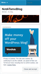 Mobile Screenshot of notatameblog.wordpress.com