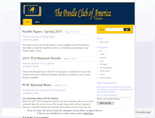 Tablet Screenshot of pcanews.wordpress.com