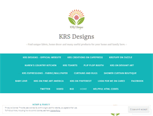 Tablet Screenshot of krsdesigns.wordpress.com