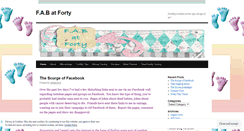 Desktop Screenshot of fabfortymum.wordpress.com