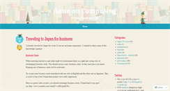 Desktop Screenshot of annasob.wordpress.com