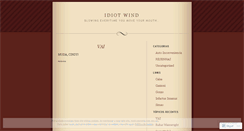 Desktop Screenshot of idiotwind.wordpress.com