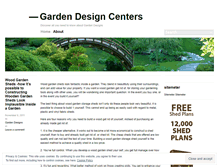 Tablet Screenshot of gardendesigncenters.wordpress.com