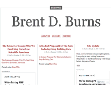 Tablet Screenshot of bdburns.wordpress.com