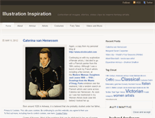 Tablet Screenshot of illustrationinspiration.wordpress.com