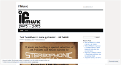 Desktop Screenshot of ifmusiconline.wordpress.com