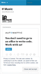 Mobile Screenshot of ifmusiconline.wordpress.com
