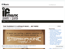 Tablet Screenshot of ifmusiconline.wordpress.com