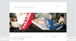 Desktop Screenshot of jgoodsonblog.wordpress.com