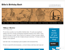Tablet Screenshot of bilbosbirthdaybash.wordpress.com