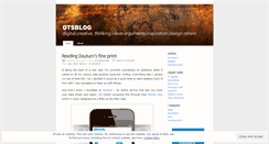 Desktop Screenshot of otsblog.wordpress.com