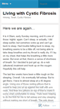 Mobile Screenshot of livingwithcf.wordpress.com