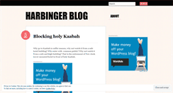 Desktop Screenshot of harbingerblog.wordpress.com