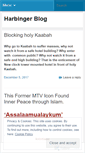 Mobile Screenshot of harbingerblog.wordpress.com