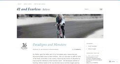 Desktop Screenshot of 41andfearless.wordpress.com