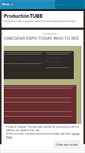 Mobile Screenshot of productiontube.wordpress.com