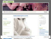 Tablet Screenshot of drogasteratogenicas.wordpress.com