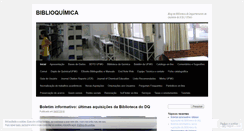 Desktop Screenshot of bibliotecaquimicaufmg2010.wordpress.com