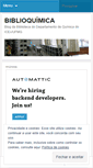 Mobile Screenshot of bibliotecaquimicaufmg2010.wordpress.com