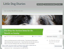 Tablet Screenshot of littledogdiaries.wordpress.com