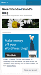 Mobile Screenshot of greenfriendsireland.wordpress.com