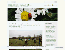 Tablet Screenshot of greenfriendsireland.wordpress.com