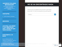 Tablet Screenshot of mauriciovillamilbetancourt.wordpress.com