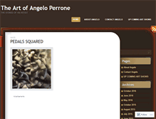 Tablet Screenshot of angeloart.wordpress.com