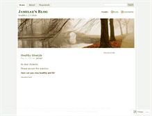 Tablet Screenshot of jamila2.wordpress.com
