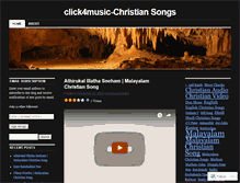 Tablet Screenshot of click4music.wordpress.com