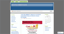 Desktop Screenshot of bechtelhomes.wordpress.com