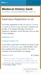 Mobile Screenshot of medievalhistorygeek.wordpress.com