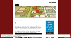 Desktop Screenshot of gameable.wordpress.com