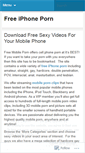 Mobile Screenshot of freemobilepornmobi.wordpress.com