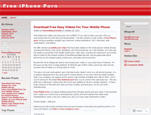 Tablet Screenshot of freemobilepornmobi.wordpress.com