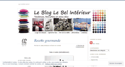 Desktop Screenshot of lebelinterieur.wordpress.com