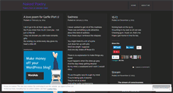 Desktop Screenshot of nakedpoetry.wordpress.com