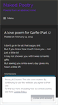 Mobile Screenshot of nakedpoetry.wordpress.com