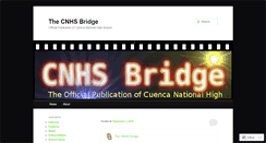 Desktop Screenshot of cnhsbridge.wordpress.com