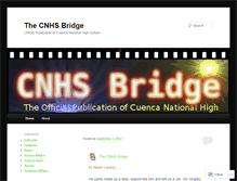 Tablet Screenshot of cnhsbridge.wordpress.com