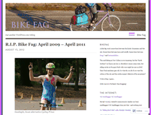 Tablet Screenshot of bikefag.wordpress.com