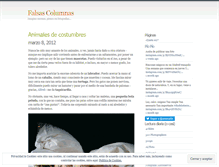 Tablet Screenshot of falsascolumnas.wordpress.com