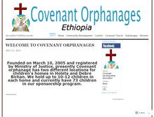 Tablet Screenshot of covenantorphanages.wordpress.com