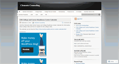 Desktop Screenshot of clementscounseling.wordpress.com