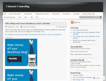 Tablet Screenshot of clementscounseling.wordpress.com