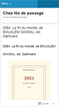 Mobile Screenshot of chezfeedepassage.wordpress.com